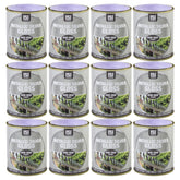 12X Metallic Silver Gloss Non-Drip Paint 300ml Tin Paint